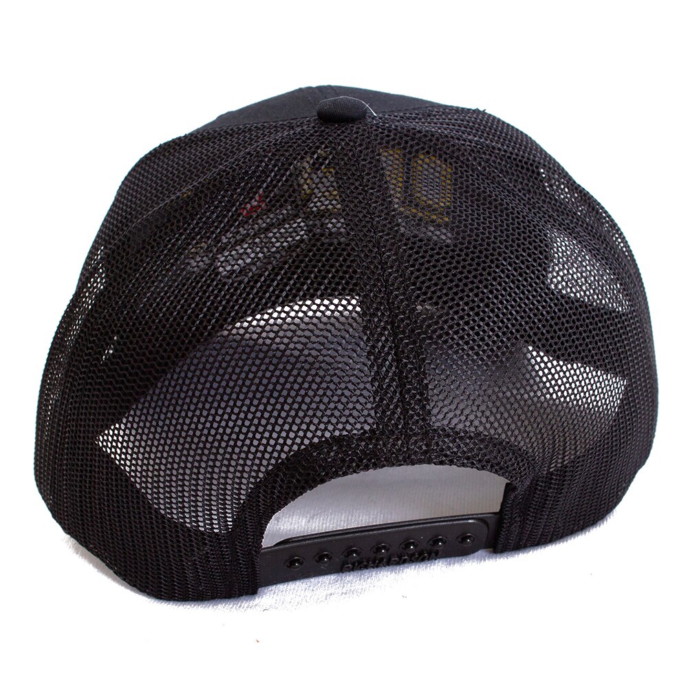 Playoffs, McKenzie SewOn, Black, Trucker, Cotton Blend, Accessories, Unisex, Football, 2024, Post Season, Oregon design, Adjustable, Hat, 920047